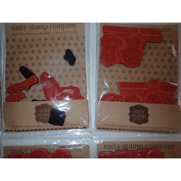 LOT Unity Stamps Sets Bunny Hugs Woodland Little Outer space Birdie Ladies Lads - Picture 7 of 8